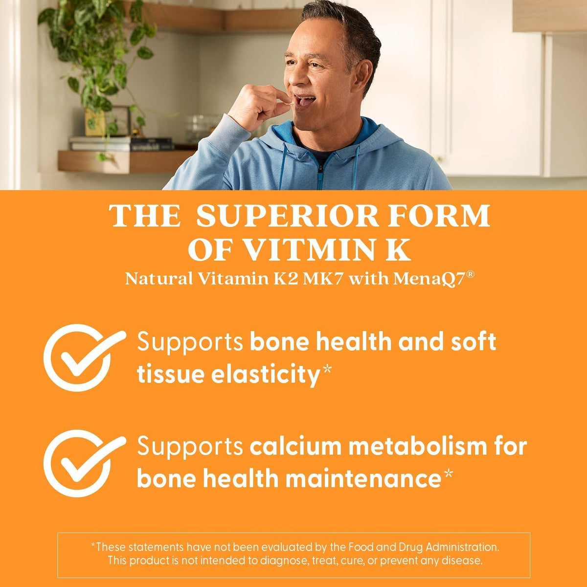 Doctor's Best Natural Vitamin K2 MK-7 100mcg 60 Veggie Capsules