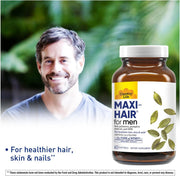 Country Life Maxi-Hair for Men dietary supplement bottle 60 softgels