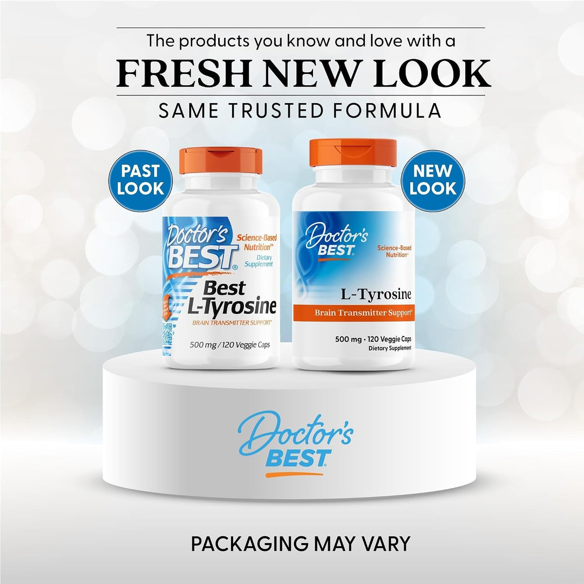 Doctor's Best L-Tyrosin 500 mg - 120 Veggie-Kapseln
