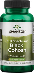 Swanson Full Spectrum Schwarze Cohosh-Wurzel 540mg – 60 Kapseln
