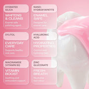 Hismile Tooth Armour NH-10 Nano-Hydroxyapatite Toothpaste Serum, bottle and carton packaging, flavour not specified, 20ml, ingredients information