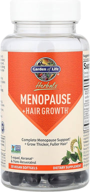 Garden of Life Herbals Women's Wellness Softgels bottle, berry flavour, 30 count.
