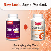Jarrow Formulas Quercetin 500mg Veggie Capsules new look