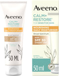 Aveeno Calm+Restore Daily Moisturiser with SPF 30, Broad Spectrum - 50ml