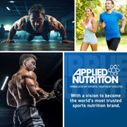 Applied Nutrition Critical Oats Chocolate Protein Porridge prepared in a bowl 600g