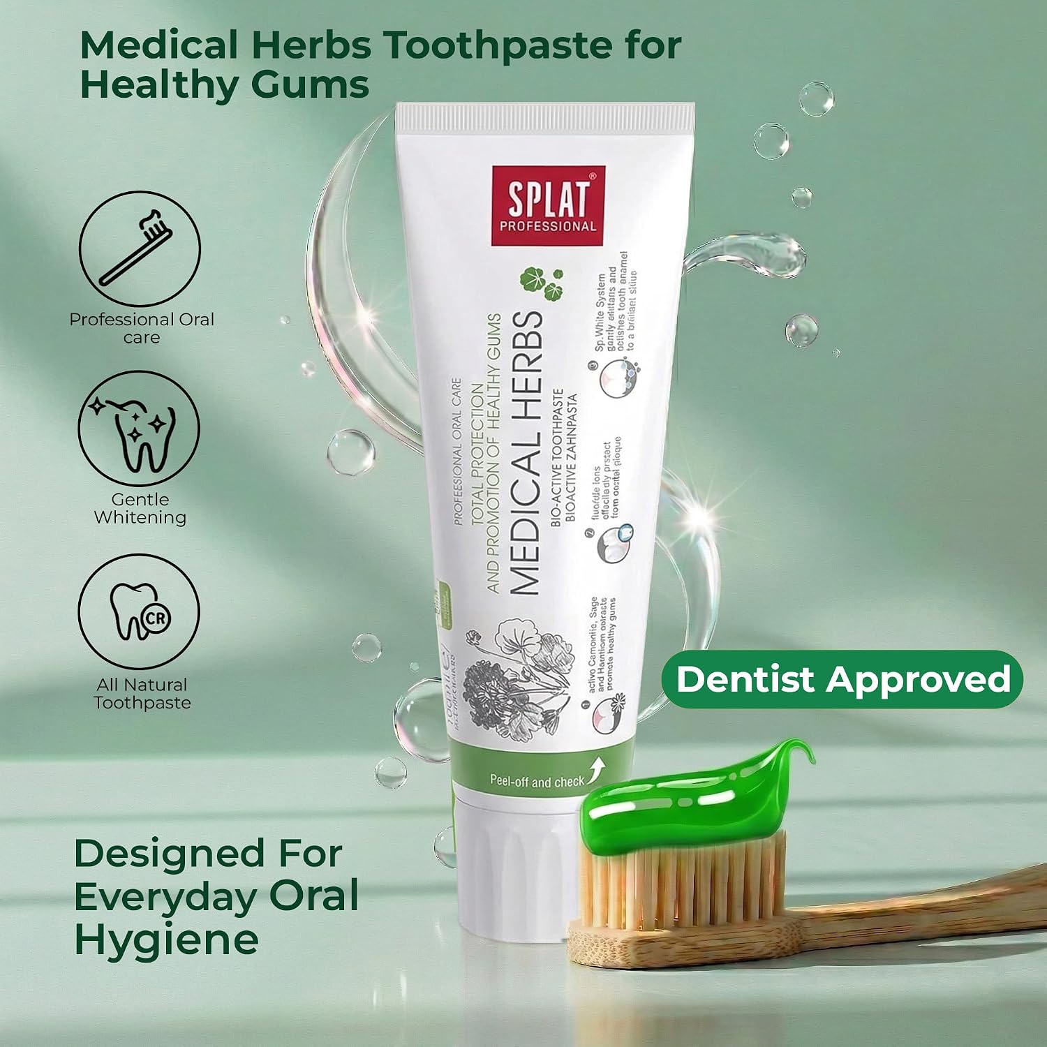 SPLAT Professional Medical Herbs Bio-Active Toothpaste 100ml Dentist Approved