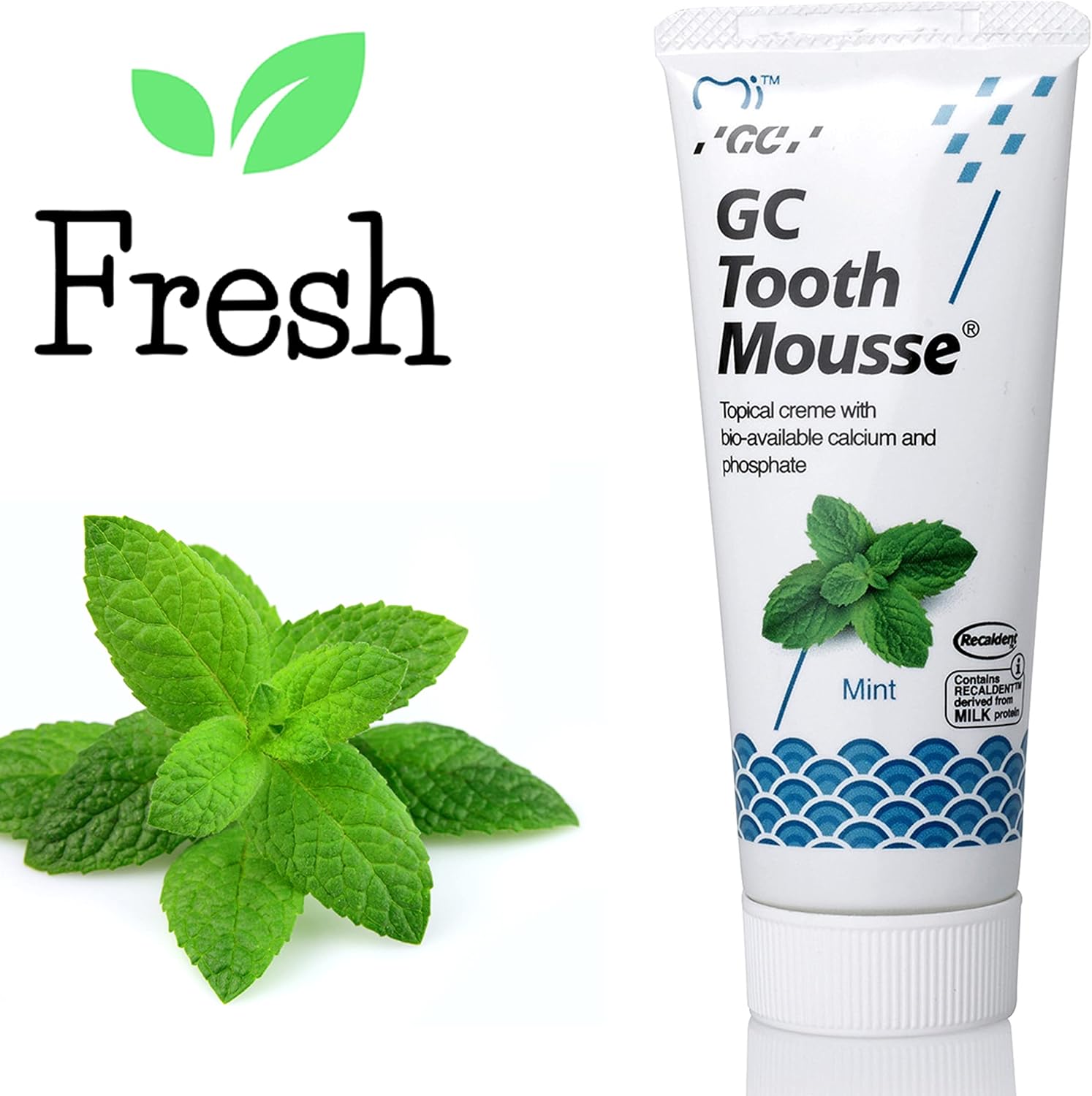 GC Tooth Mousse Mint - 40g | Remineralising Dental Crème for Sensitive Teeth