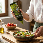 Lifestyle/use image: La Española olive oil used for cooking and drizzling 620ml