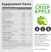 Kaged Original supplement powder nutrition label 564g on white background