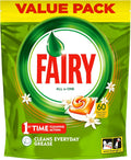 Fairy All In One Orange Dishwasher Capsules 60 Count