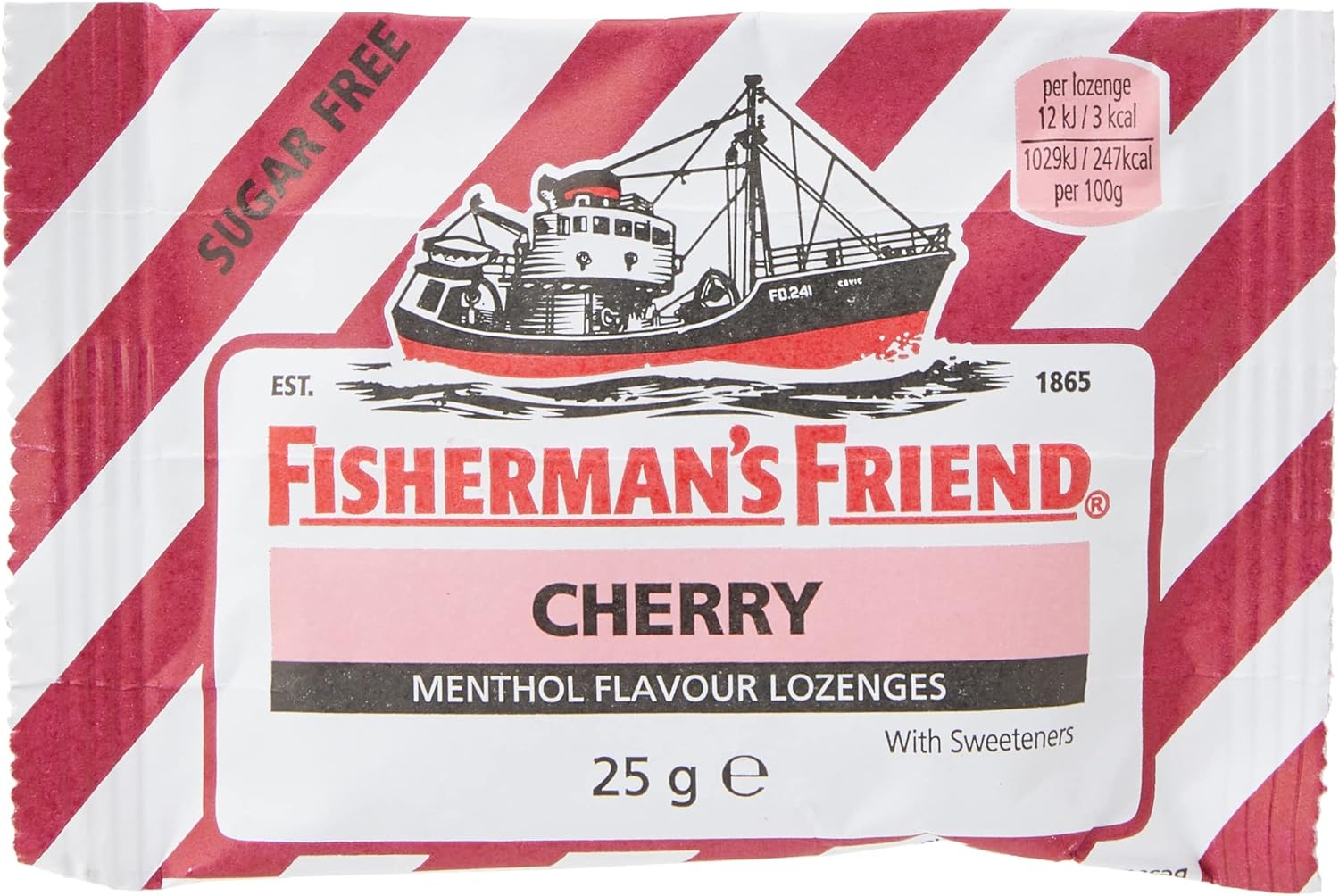 Fisherman’s Friend Cherry & Menthol Lozenges – 24 Sachets