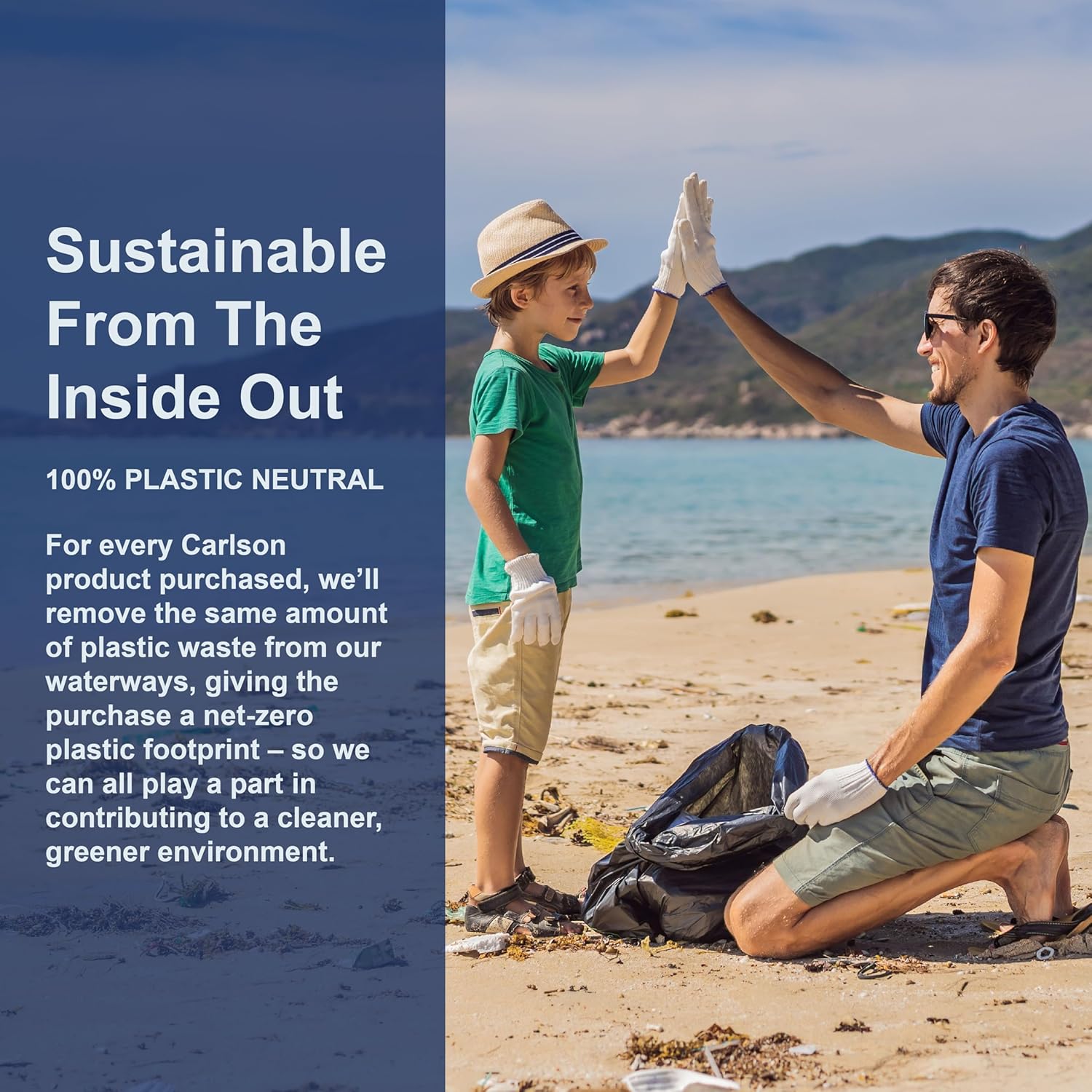 Carlson Omega-3 Salmon Oil 500 mg Softgels - 230 Count plastic neutral