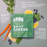 Laird Superfood Prebiotic Daily Greens Powder sachet