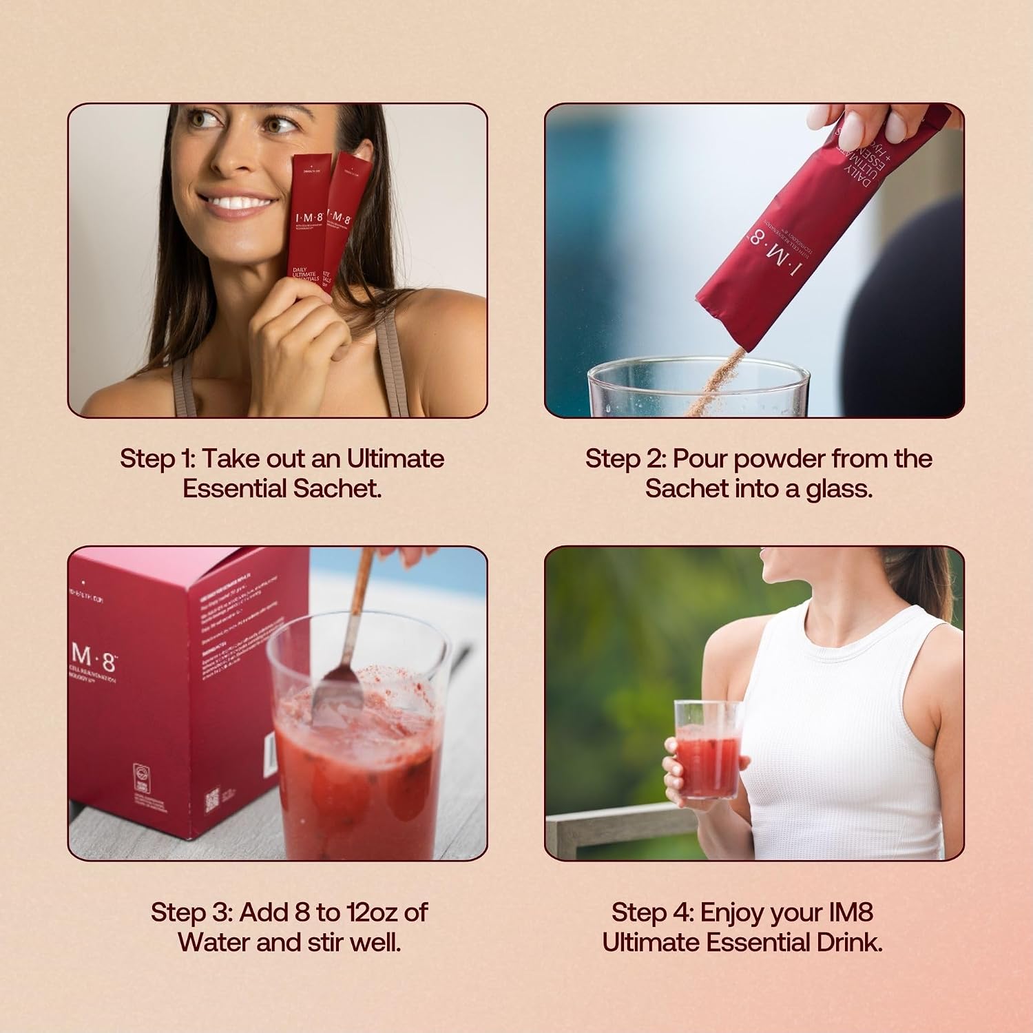 IM8 Daily Ultimate Essentials Lemon & Orange Starter Kit