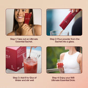 IM8 Daily Ultimate Essentials Pro Mango Passion Fruit mixing instructions