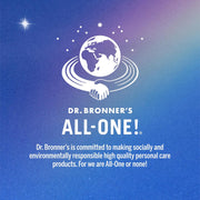Dr. Bronner's Baby Unscented 4-in-1 Organic Sugar Pump Soap 710ml pump bottle for hands face body and hair all one