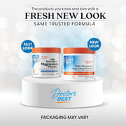 Doctor's Best High Absorption Magnesium Lysinate Glycinate Powder, tub packaging, unflavoured, 200mg, 200g, new packaging