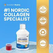 Swedish Nutra Marine Collagen Gold Retinol Berry Flavour 500ml