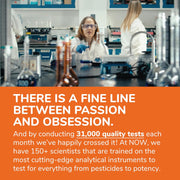 NOW Foods Omega-3 Fish Oil Liquid Lemon Flavour with EPA and DHA quality testing laboratory image