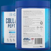 Applied Nutrition Collagen Peptides powder tub barcode unflavoured 300g