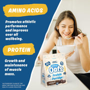 Applied Nutrition Critical Oats Protein Porridge preparation instructions 600g