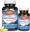 Carlson Omega-3 aus Wildfang 1200 mg Fischöl Softgels – 130 Stück