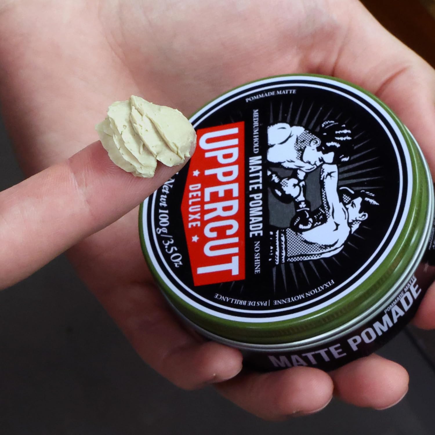 How to Use: Uppercut Deluxe Matte Pomade 100g applying pomade to hair styling routine
