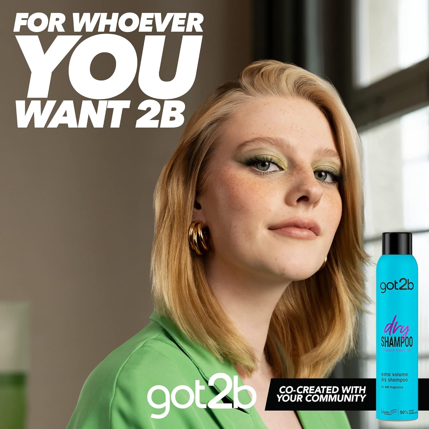 got2b Dry Shampoo Extra Volume aerosol spray can 200ml hair refreshing and volume styling use
