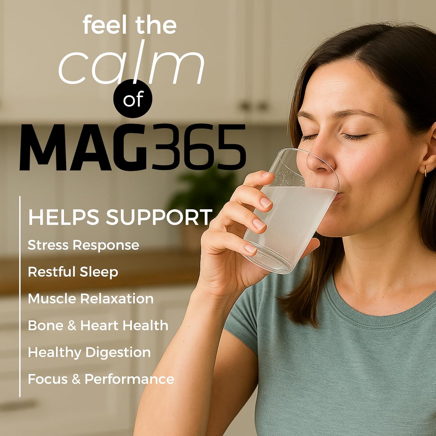 MAG365 Magnesium Citrate Powder, Unflavored - 150g