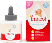 Infacol Simeticone Oral Suspension – 85ml bottle dropper with box view.