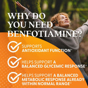 Doctor's Best Benfotiamine, bottle packaging, no flavour, 300mg, 60 veggie capsules