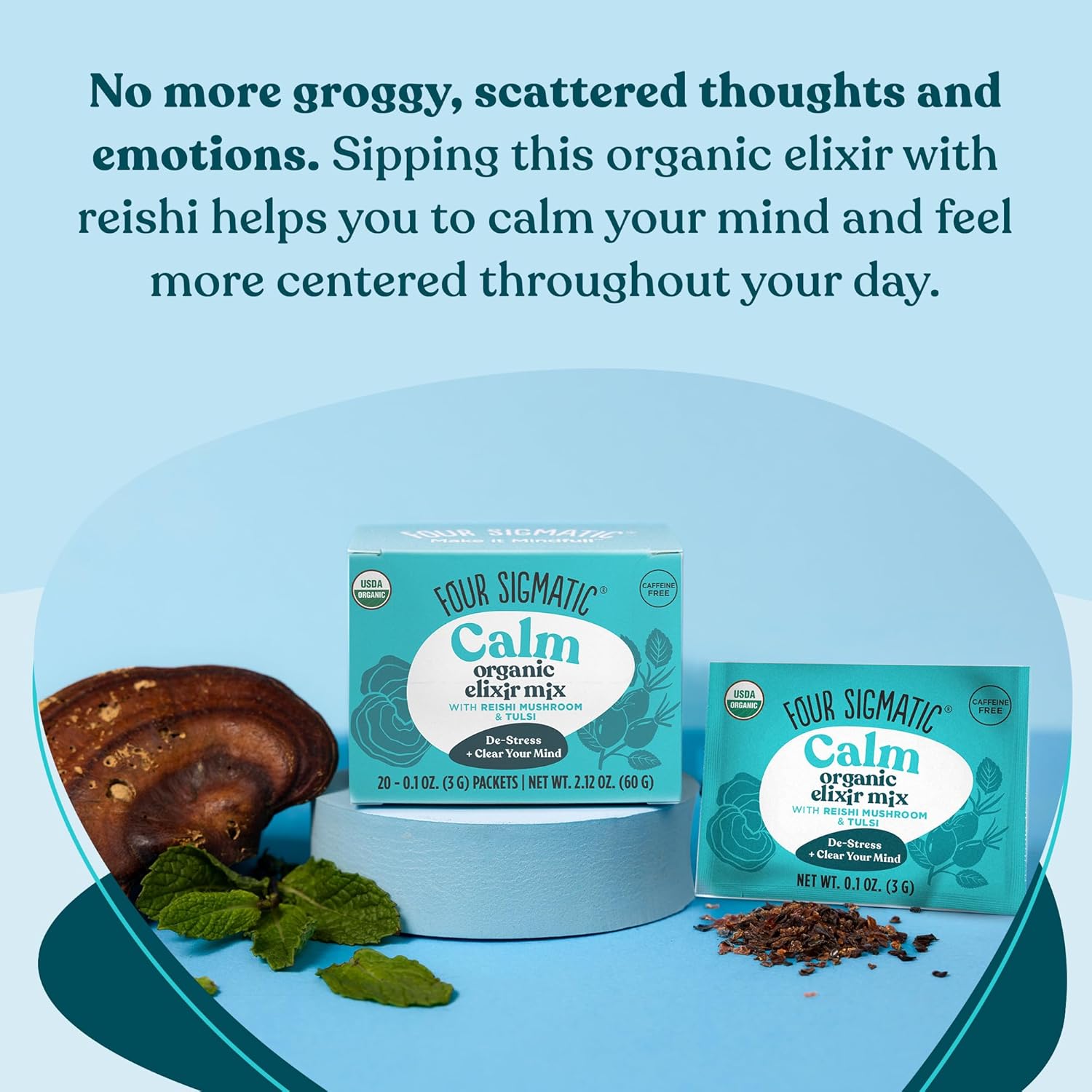Four Sigmatic Organic Reishi Elixir Mix - 20 Packets