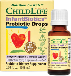 ChildLife Essentials InfantBiotics probiotic drops liquid bottle 10.5ml for infants