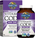 Garden of Life Vitamin Code Raw Zinc 30mg Supplement - 60 Capsules