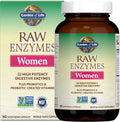 Garden of Life RAW Enzymes for Women, 22 Enzyme mit Probiotika, 90 vegane Kapseln