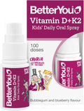 BetterYou Vitamin D + K2 Kids Mundspray, Kaugummi & Blaubeere - 15ml