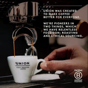 Union Yirgacheffe Organic Ethiopia Cafetiere Grind Coffee - 200g
