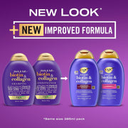OGX Thick & Full Biotin and Collagen Conditioner - 385ml. Old & new packaging.