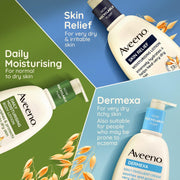 Aveeno Daily Moisturising Body Cream with Oat & Greek Yogurt - 300ml variants.
