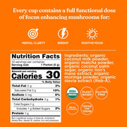 Nutrition facts, ingredients and preparation for Four Sigmatic Matcha Latte Mix.