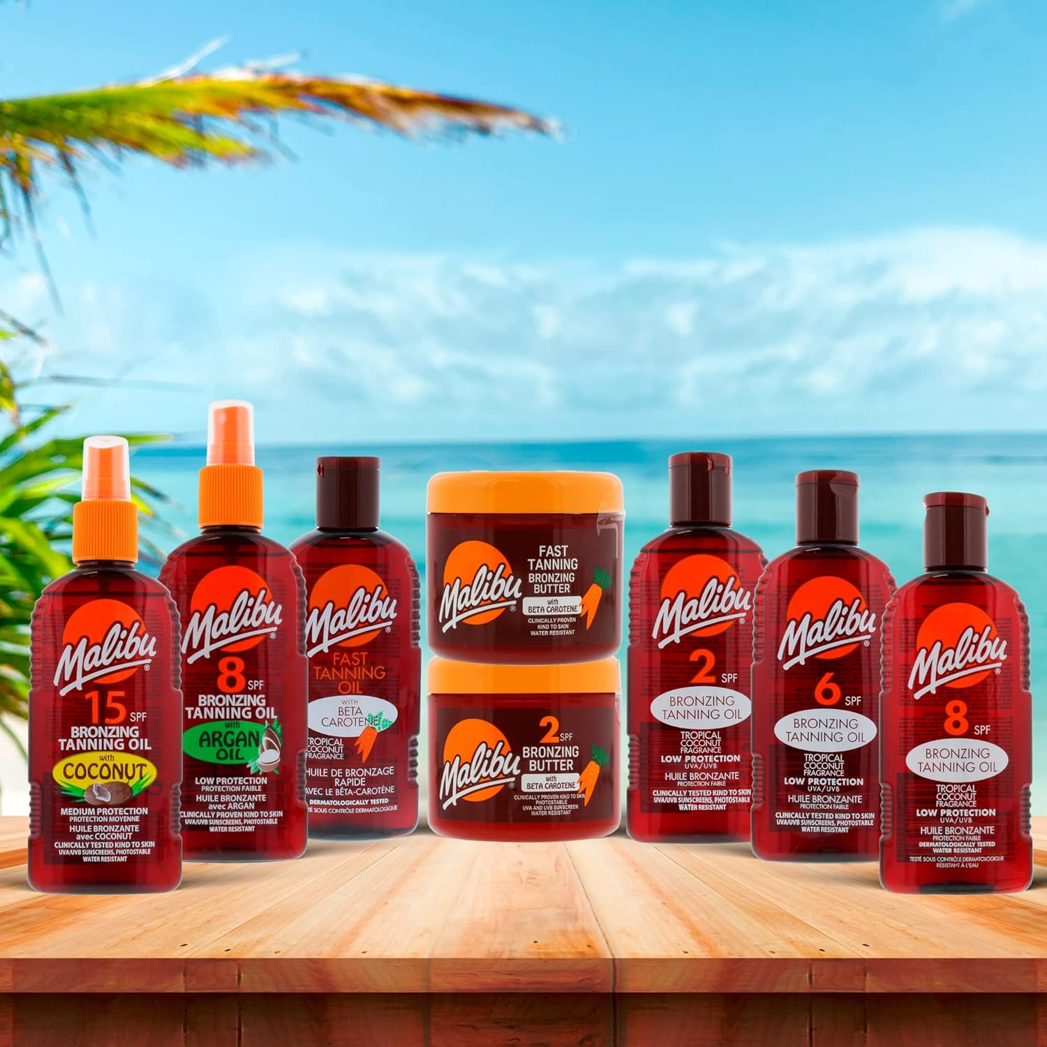 Malibu Fast Tanning Oil with Beta Carotene – 100ml