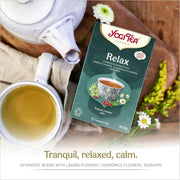 Yogi Tea Organic Relax Herbal Tea - 17 x 1.8g