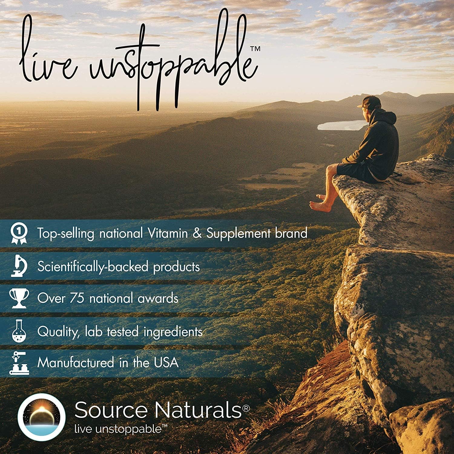Source Naturals L-Theanine 200mg Suntheanine - 30 Tablets