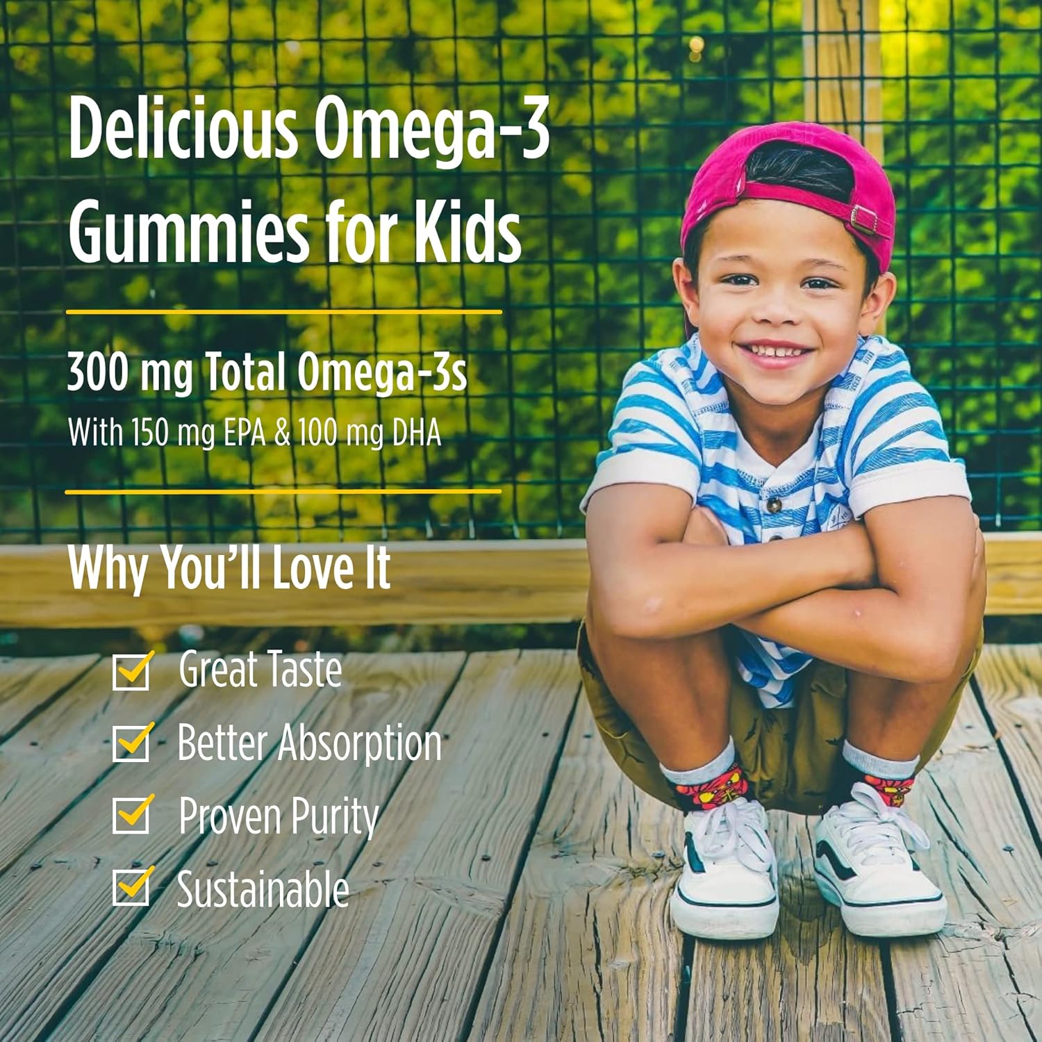 Nordic Naturals Omega-3 Fishies Tutti Frutti - 300mg Omega-3