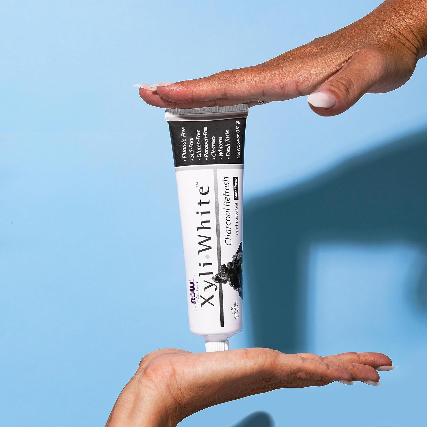 NOW Solutions Xyliwhite Charcoal Toothpaste Gel Mint - 181g