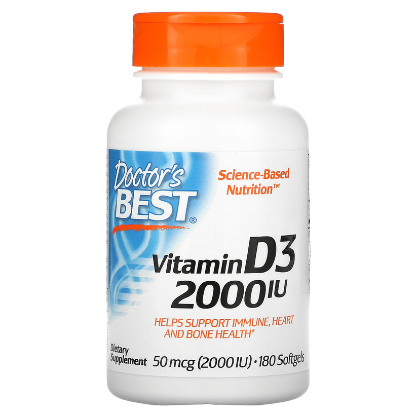 Doctor's Best Vitamin D3, Immune Support and Bone Health