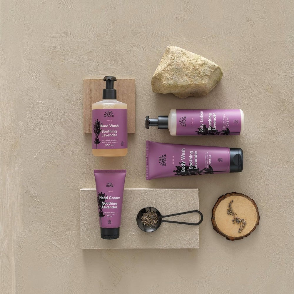 Urtekram Soothing Lavender Hand Cream 75ml tube for everyday hand care routine