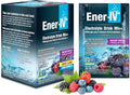 Ener-IV Elektrolyt-Getränkemischungspulver Waldbeere – 12 Beutel