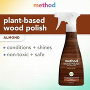 Method Wood Polish Spray Almond 354ml