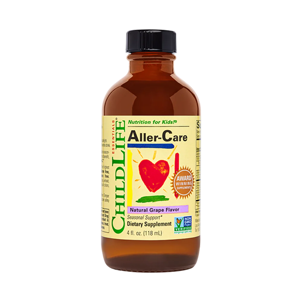 ChildLife Essentials Aller-Care liquid supplement grape flavour bottle 118ml